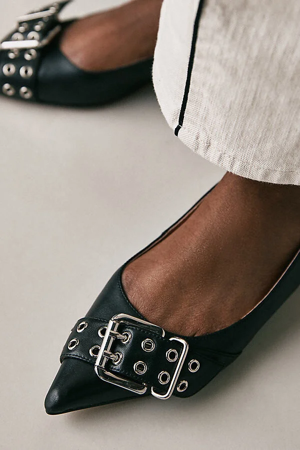 Moto Slingback Flats - Image 3