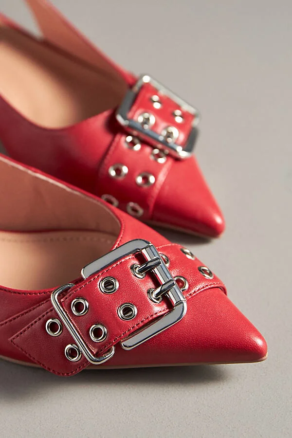 Moto Slingback Flats - Image 5