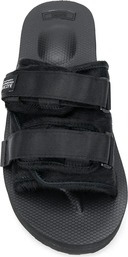 Moto-VHL shearling trim sandals - Image 4