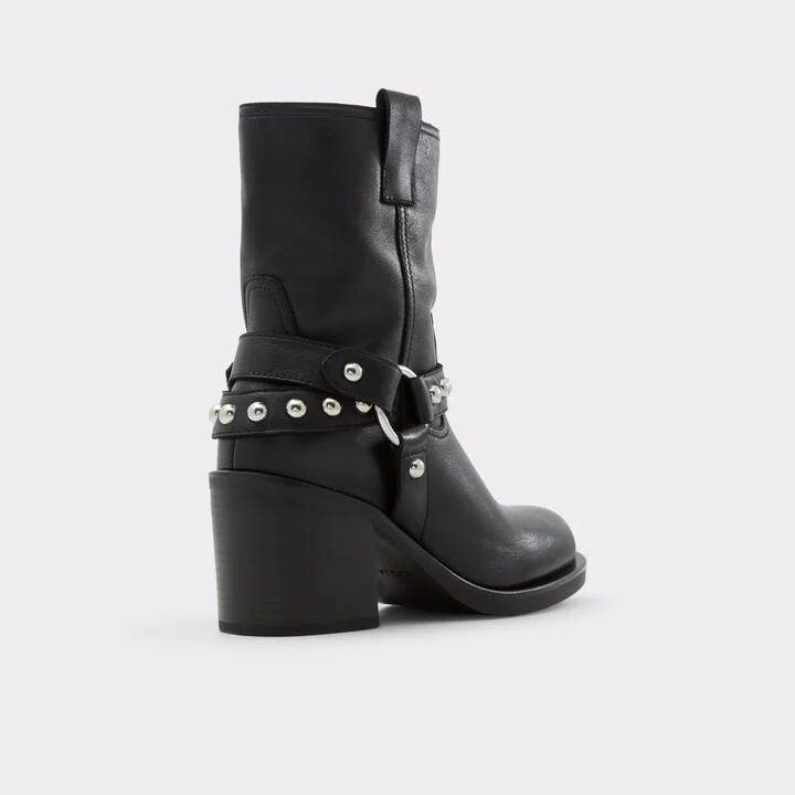Motorcycle ankle boot - Black - Image 2