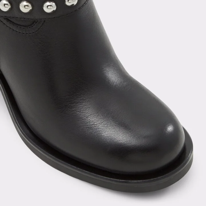 Motorcycle ankle boot - Black - Image 5