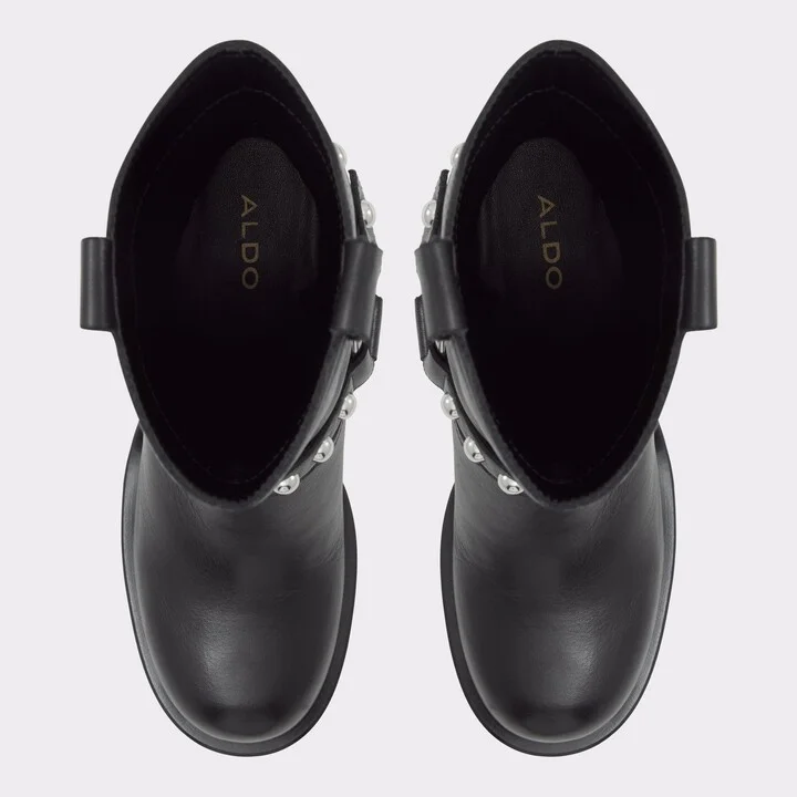 Motorcycle ankle boot - Black - Image 6