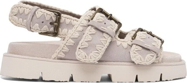 Mou Bio Two Buckles Back Strap Sandals
