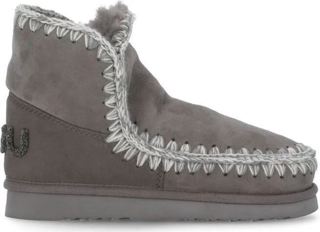 Mou Eskimo 18 Contrast Stitched Ankle Boots