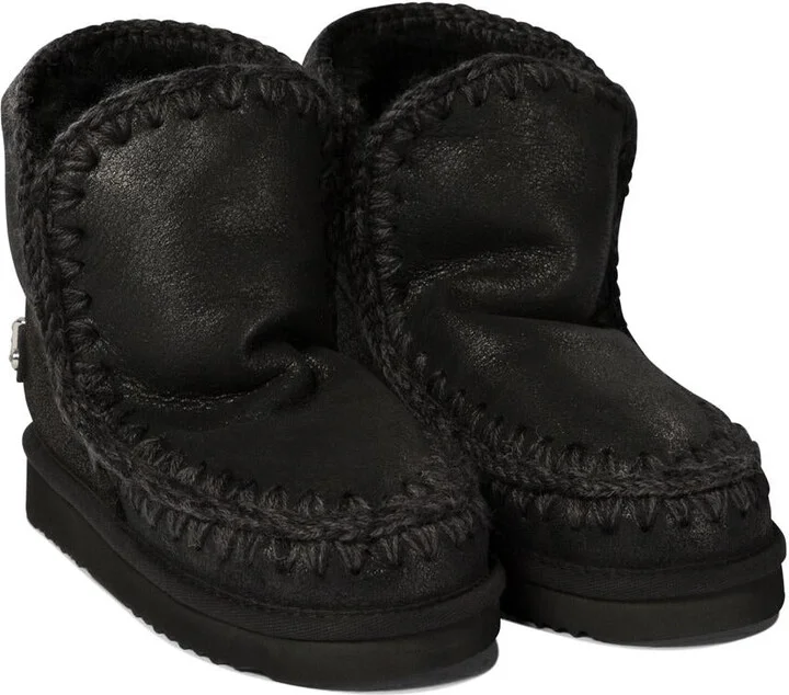 Mou "Eskimo 18 With Rhinestones Logo" Ankle Boots - Image 2