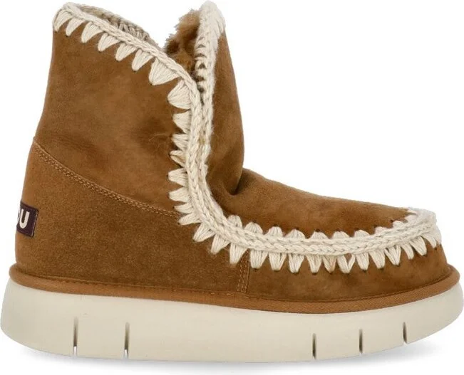 Mou Eskimo Contrast Stitch Boots
