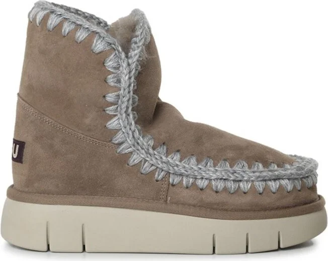 Mou Eskimo Contrast Stitch Boots