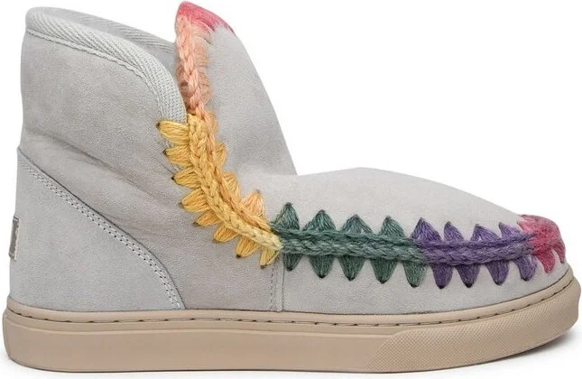Mou Eskimo Logo Patch Boots