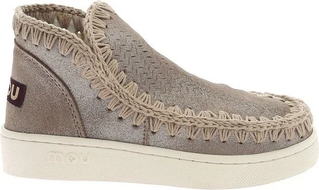 Mou Eskimo Logo Patch Pull-On Boots