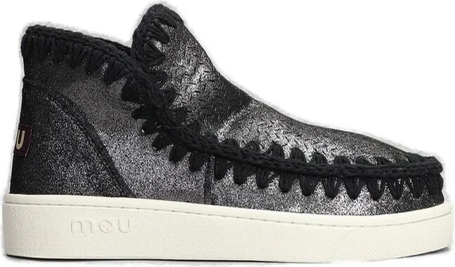 Mou Eskimo Logo Patch Pull-On Boots