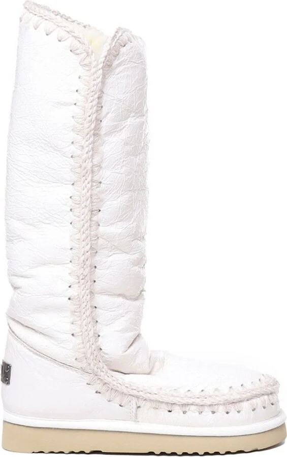 Mou Eskimo Logo-Patch Pull-On Boots