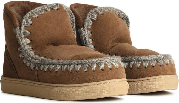 Mou Eskimo 'Sneaker' In Brown Leather - Image 2