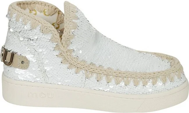 Mou Eskimo Summer Sequinned Ankle Boots