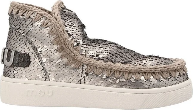Mou Eskimo Summer Sequinned Ankle Boots