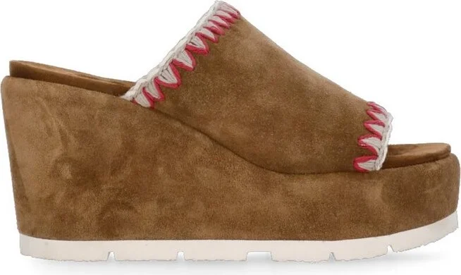 Mou Eva Monoband Wedge Sandals