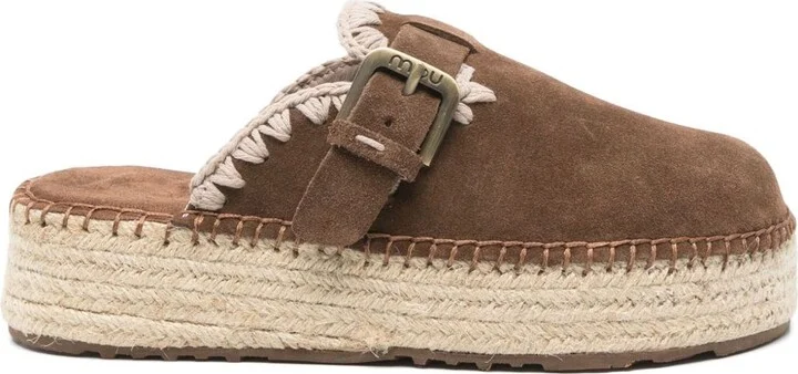 Mou Leather Slippers
