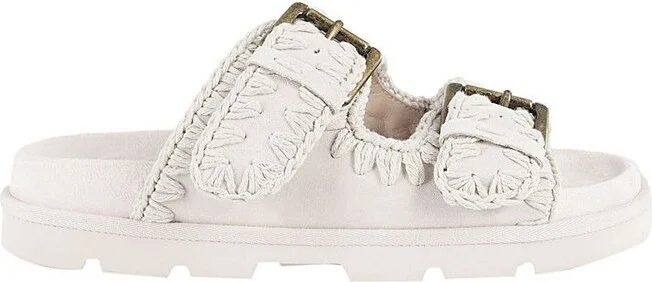 Mou Low-Bio Double Buckle Sandals