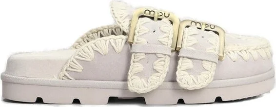 Mou Low Bio Sabot Two Buckled Sandals