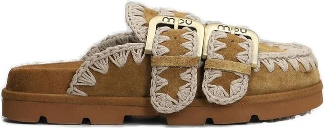 Mou Low Bio Sabot Two Buckled Sandals