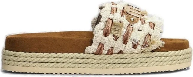 Mou Monoband Rope Fringed Sandals