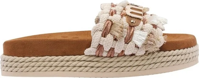 Mou Monoband Rope Fringes Sandals