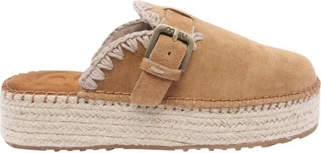 Mou Side Buckle Mules
