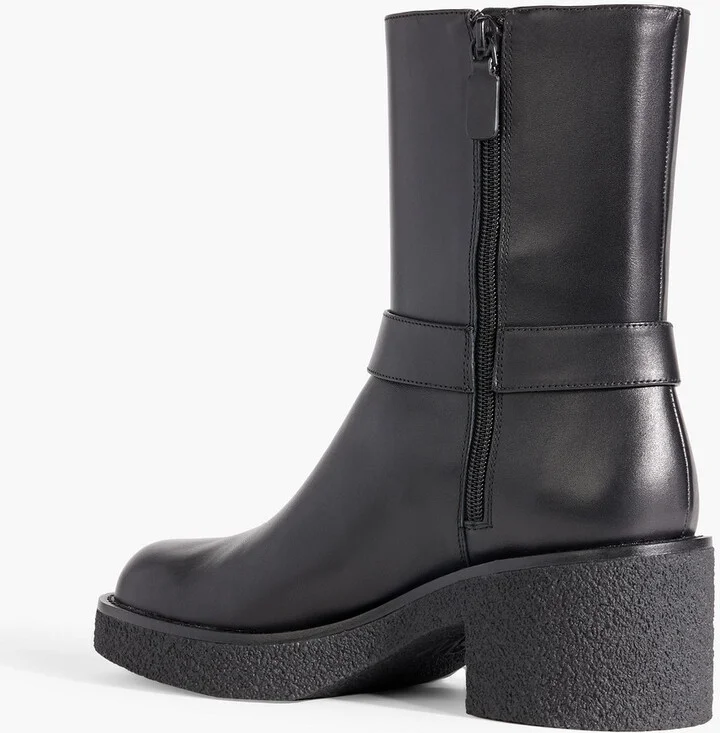 Mountain Buckle leather ankle boots - Image 3