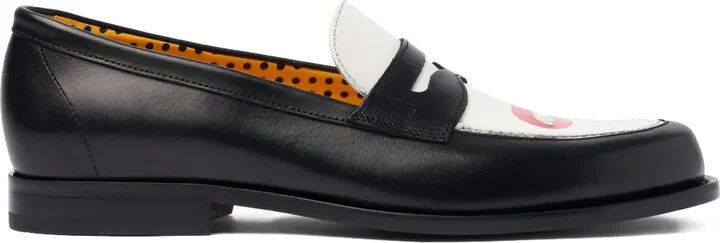 Mouth-Motif Loafers