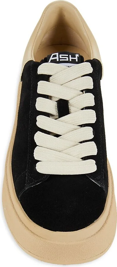 Move S Suede & Leather Low Top Platform Sneakers - Image 5