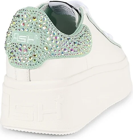 Move Strass Leather Platfrom Sneakers - Image 3