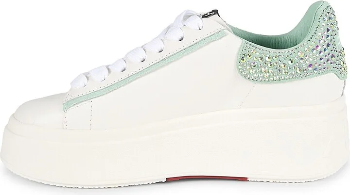 Move Strass Leather Platfrom Sneakers - Image 4