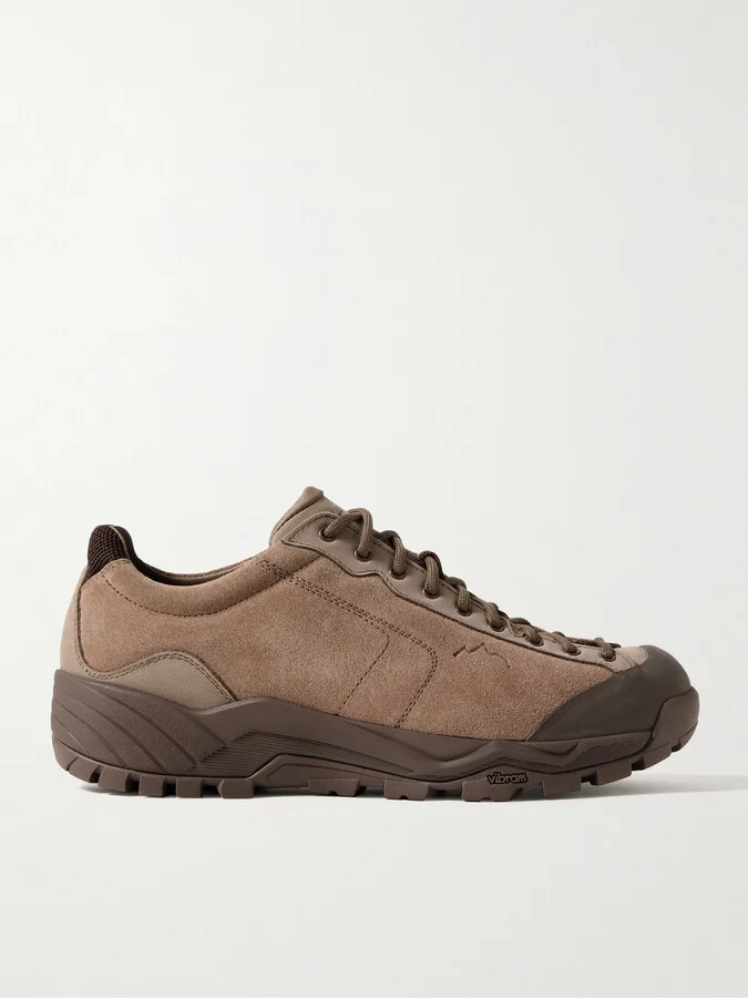 Movida Rubber-Trimmed Suede Sneakers