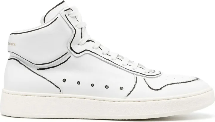 Mower leather sneakers