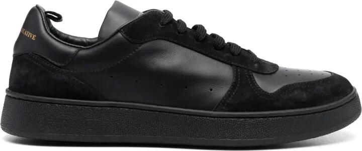 Mower low-top leather sneakers