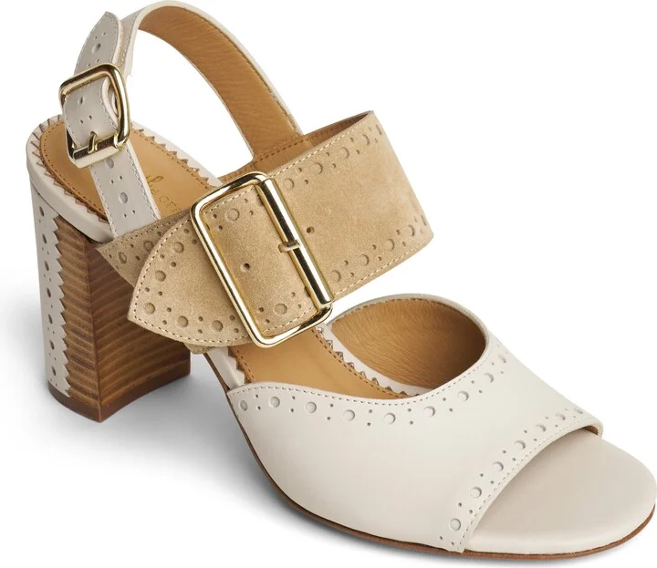 Ms. Nellie Block Heel Sandal