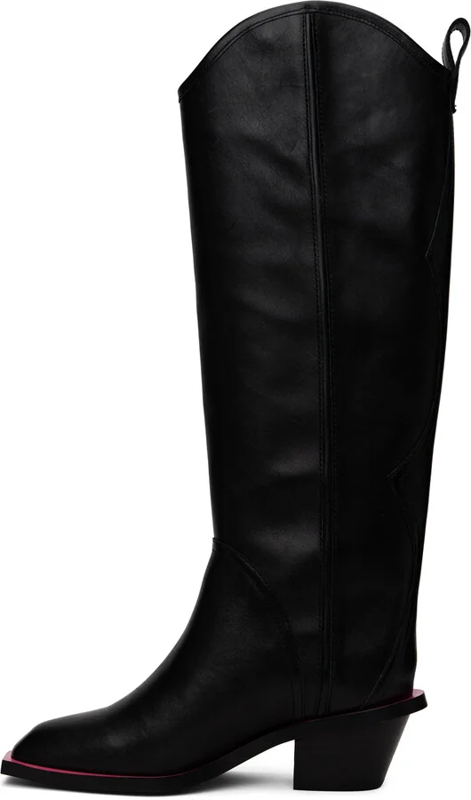 MSGM Black Donna Boots - Image 3