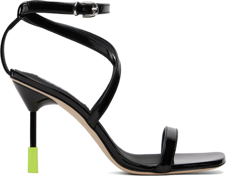 MSGM Black Iconic MSGM Heeled Sandals