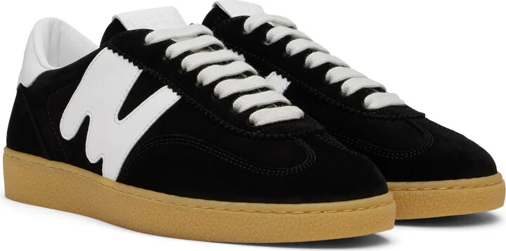 MSGM Black Retro Sneakers - Image 4