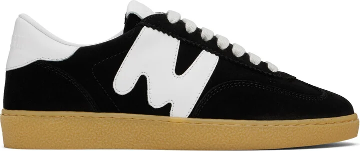 MSGM Black Retro Sneakers