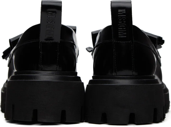 MSGM Black Tassel Loafers - Image 2