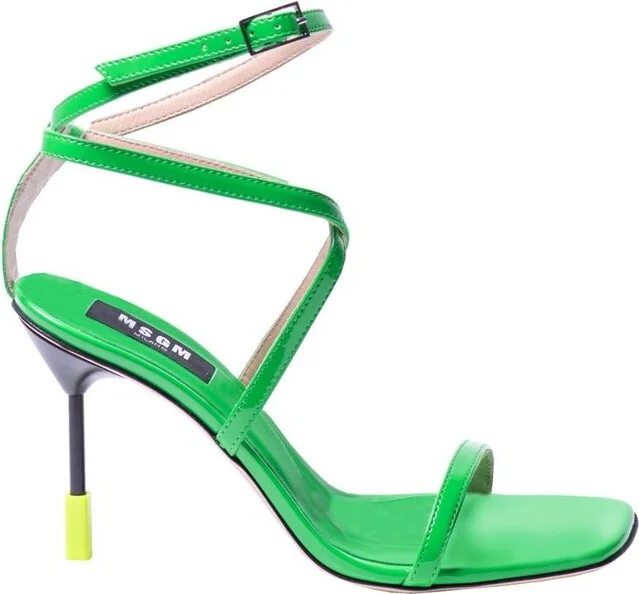 MSGM Buckle Fastened Heeled Sandals
