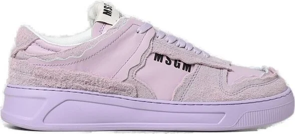 MSGM Logo Printed Low-Top Sneakers