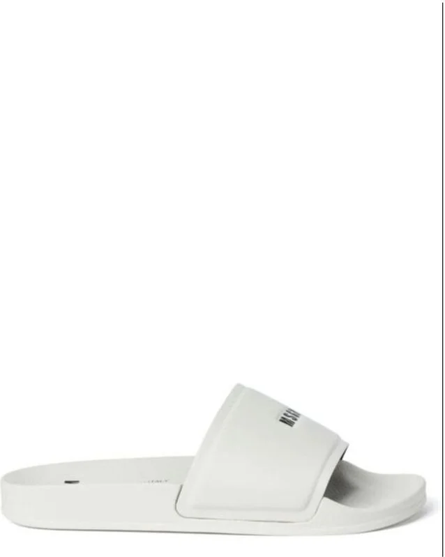 MSGM Logo Printed Open-Toe Slides