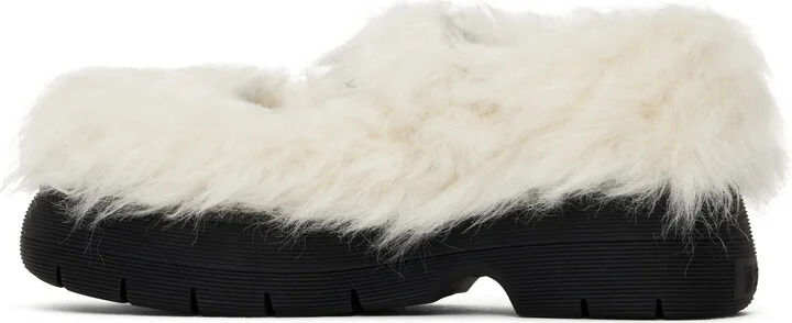 MSGM Off-White Chunky Mary Jane Loafers - Image 3