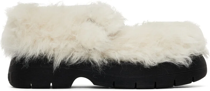 MSGM Off-White Chunky Mary Jane Loafers