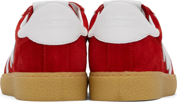 MSGM Red Retro Sneakers - Image 2
