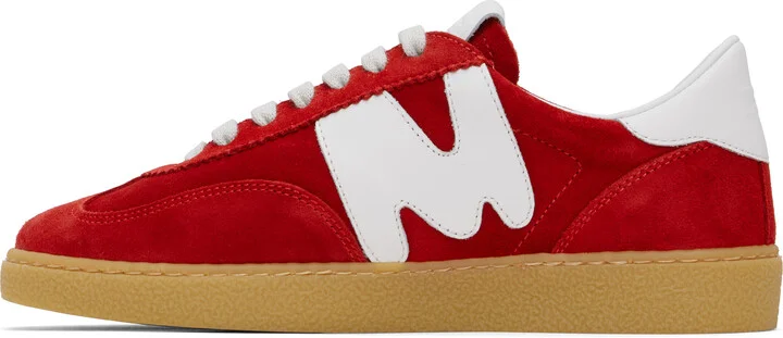 MSGM Red Retro Sneakers - Image 3