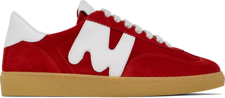 MSGM Red Retro Sneakers