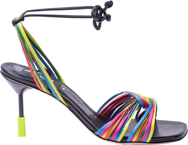 MSGM Strapped Heeled Sandals