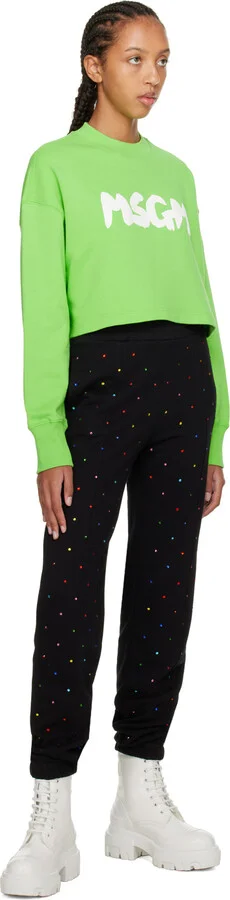 MSGM White Lace-Up Boots - Image 5